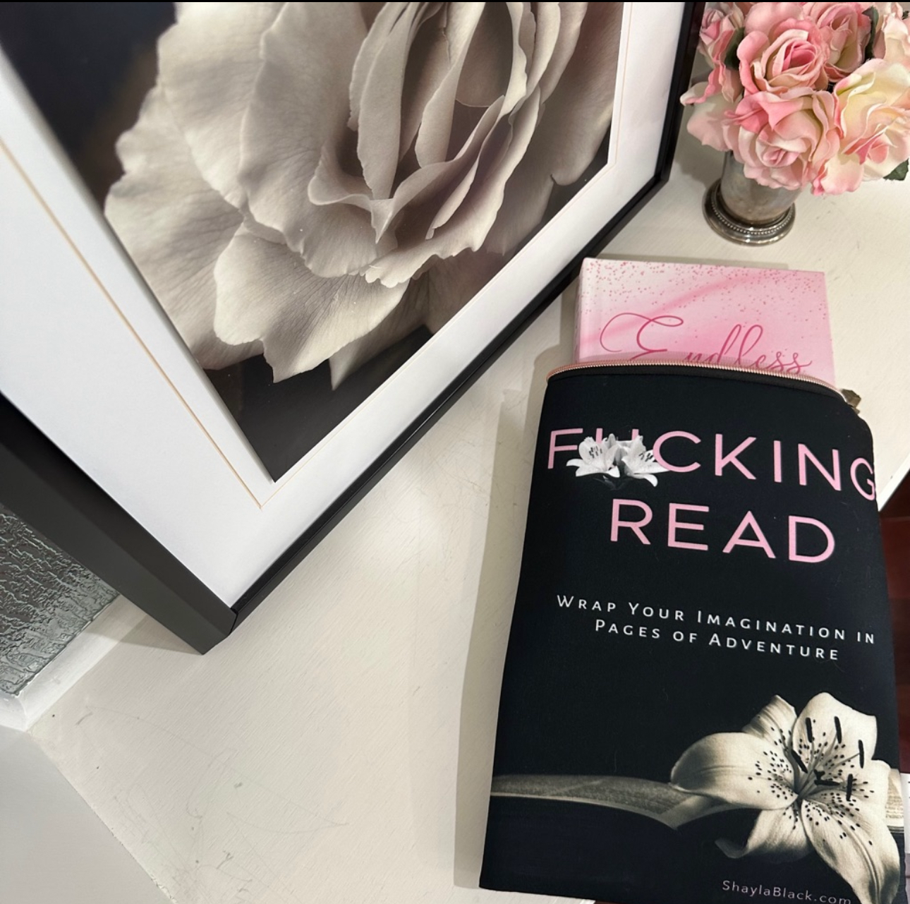 F🌸CKING READ BOOK SLEEVE