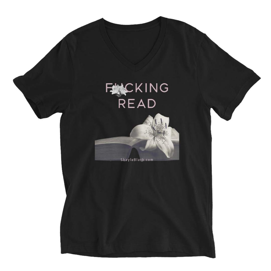 F🌸CKING READ V-NECK T-SHIRT