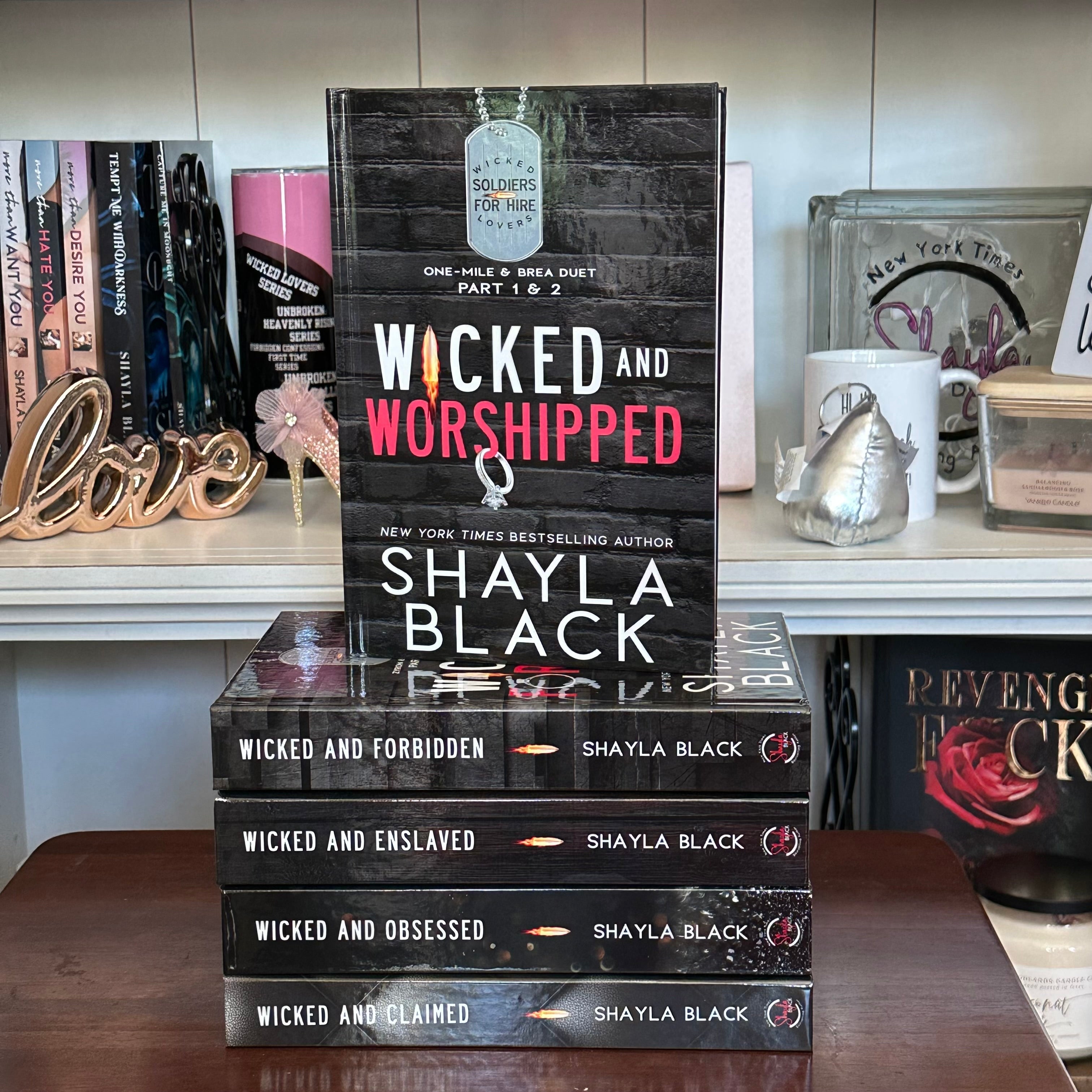 WICKED LOVERS: SOLDIERS FOR HIRE - SEXY ROMANTIC SUSPENSE HARDCOVER BUNDLE