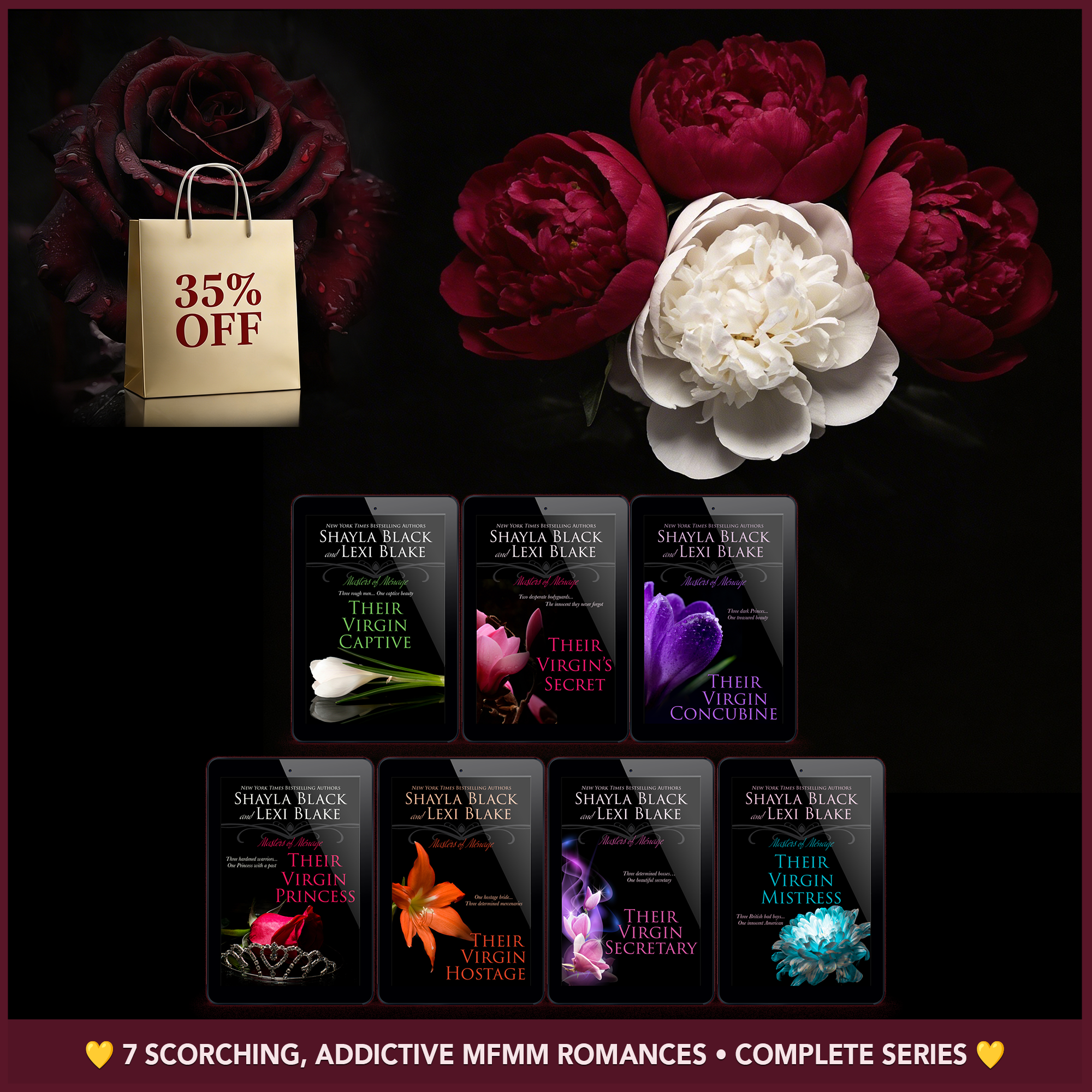 ULTIMATE MFMM ROMANCE: MASTERS OF MÉNAGE COMPLETE SERIES COLLECTION