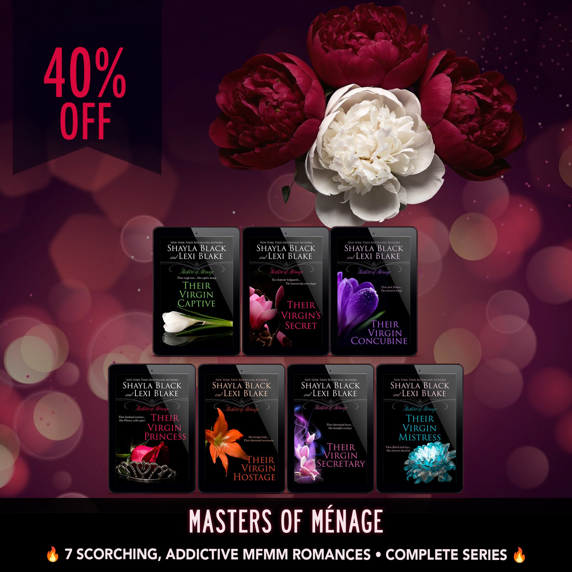 ULTIMATE MFMM ROMANCE: MASTERS OF MÉNAGE COMPLETE SERIES COLLECTION