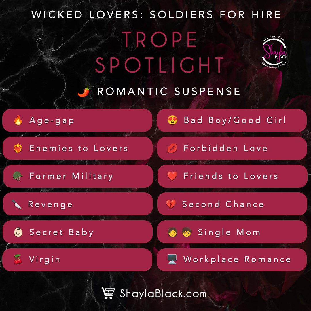 WICKED LOVERS: SOLDIERS FOR HIRE - SEXY ROMANTIC SUSPENSE HARDCOVER BUNDLE