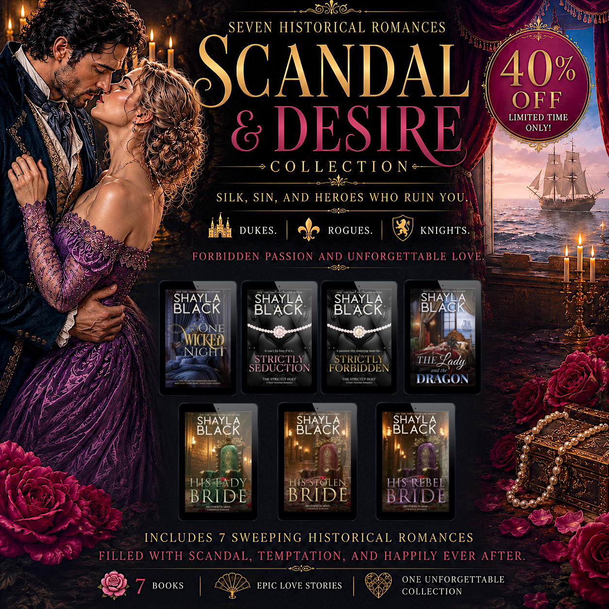 STEAMY HISTORICAL ROMANCE: SCANDAL & DESIRE COLLECTION