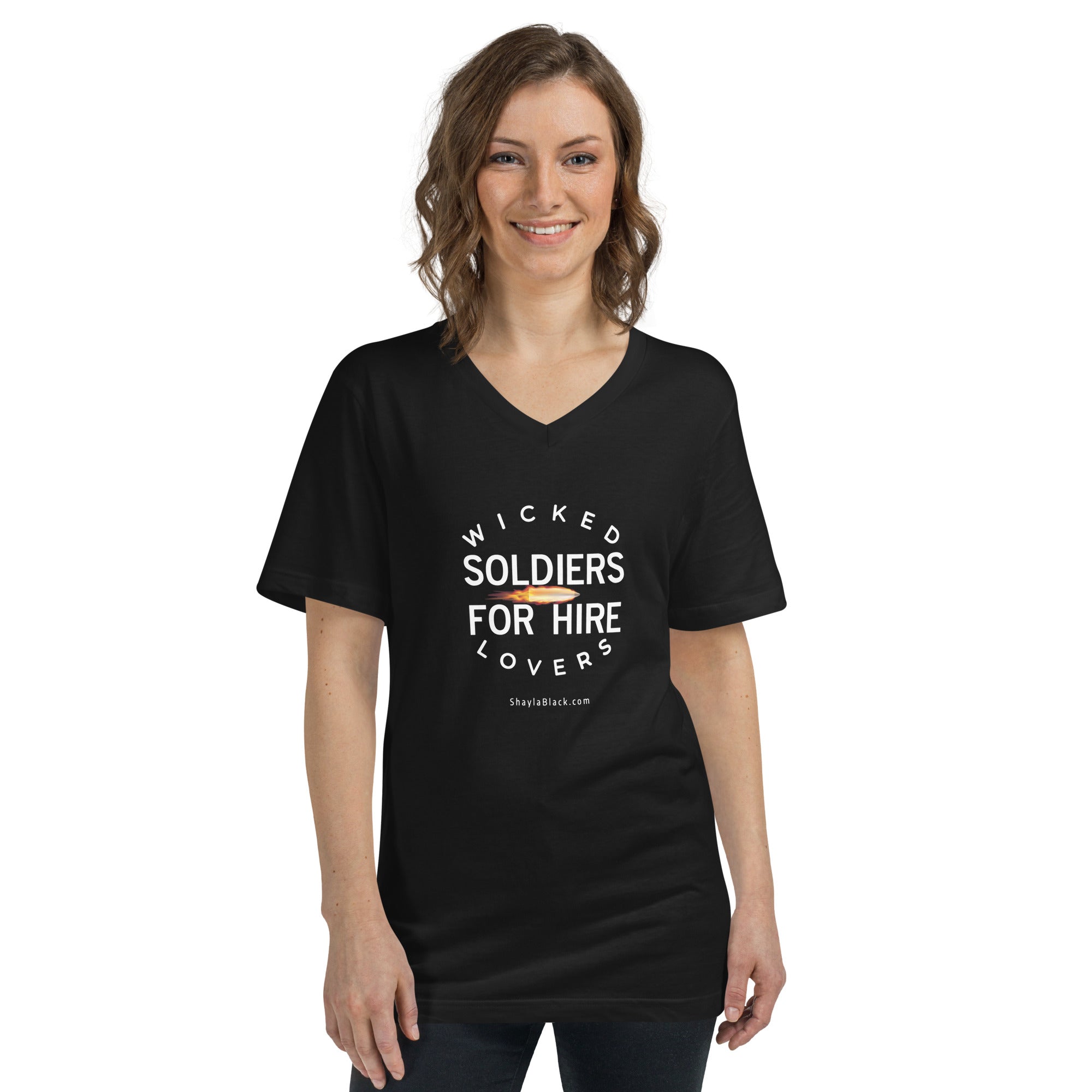 SOLDIERS FOR HIRE V-NECK T-SHIRT