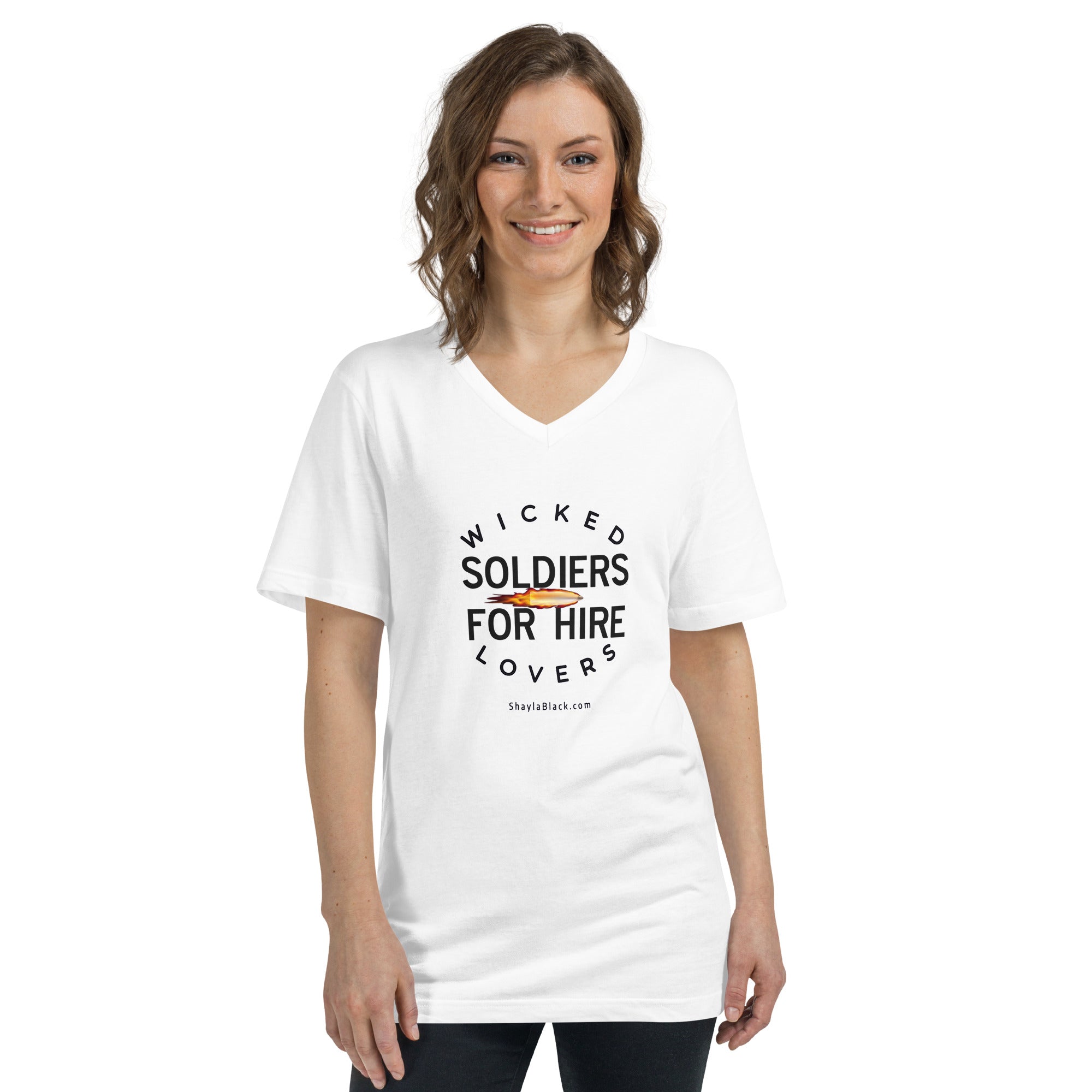 SOLDIERS FOR HIRE V-NECK T-SHIRT