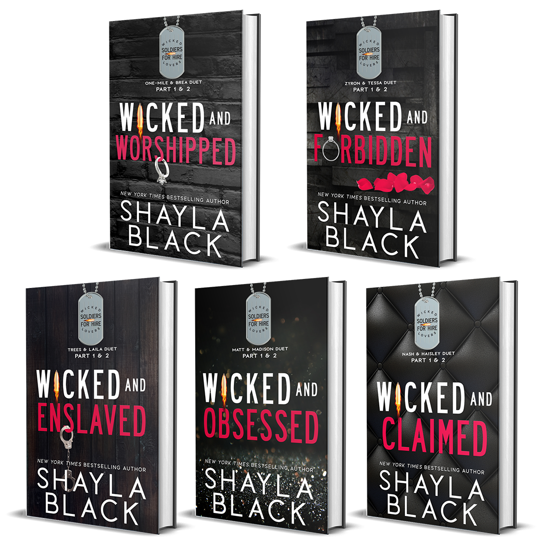WICKED LOVERS: SOLDIERS FOR HIRE - SEXY ROMANTIC SUSPENSE HARDCOVER BUNDLE